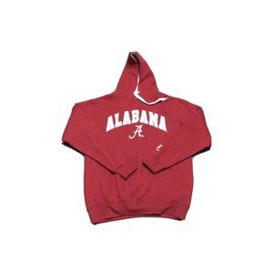 Alabama Sweatshirt Hoodie Maroon/Red White Letters Mens S